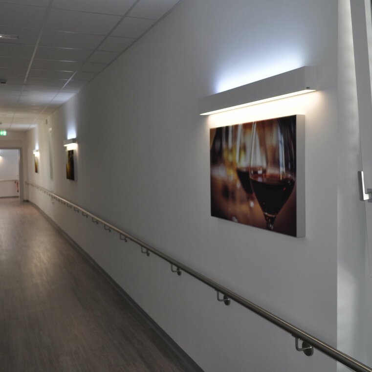 Gangbeleuchtung im Pflegeheim Neutal